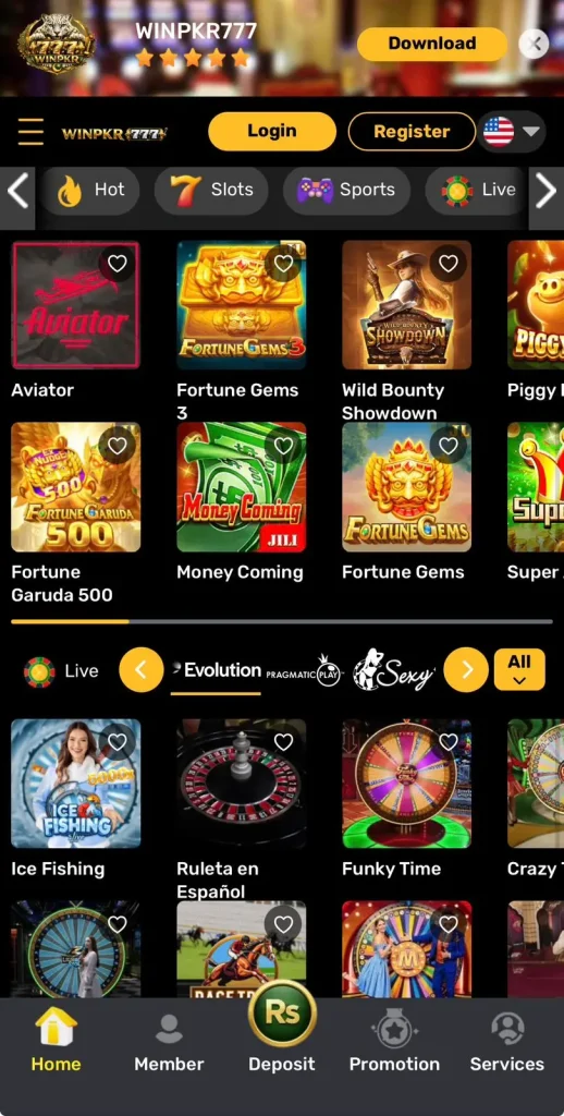WINPKR777 Game
